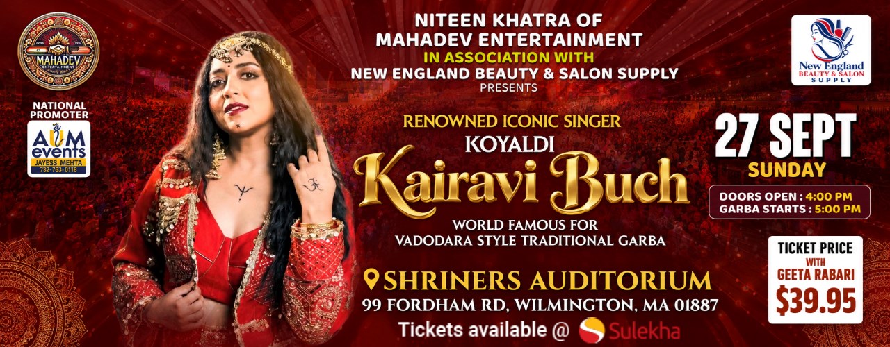 KAIRAVI BUCH-KOYALADI- LIVE ON BOSTON