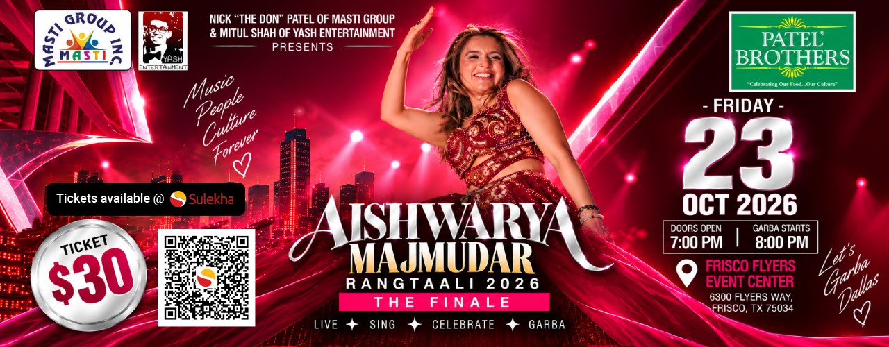Rangtaali - Aishwarya Majmudar the Finale Live In Dallas 2026