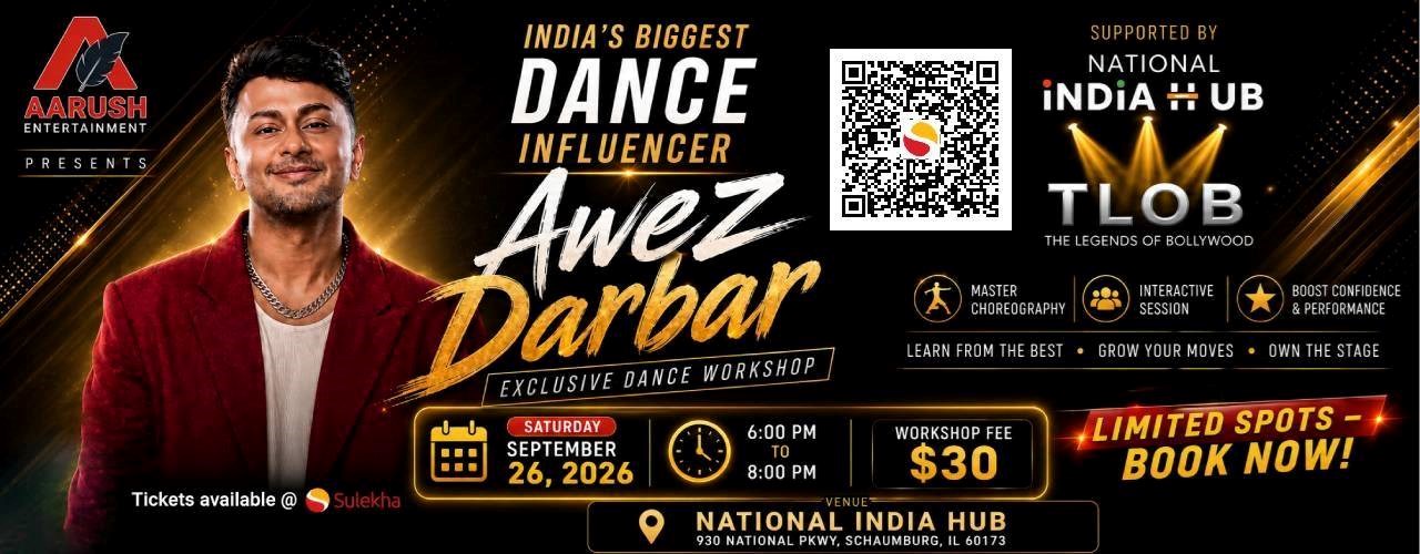 Awez Darbar – Exclusive Dance Workshop In IL