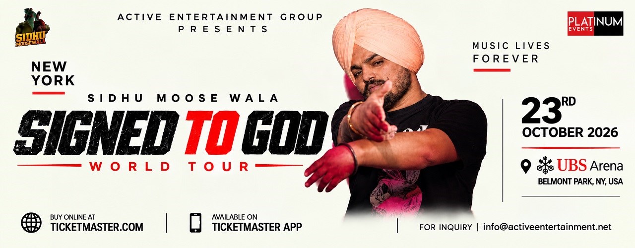 SIGNED TO GOD WORLD TOUR 2026 - A Sidhu Moose Wala Hologram Experience