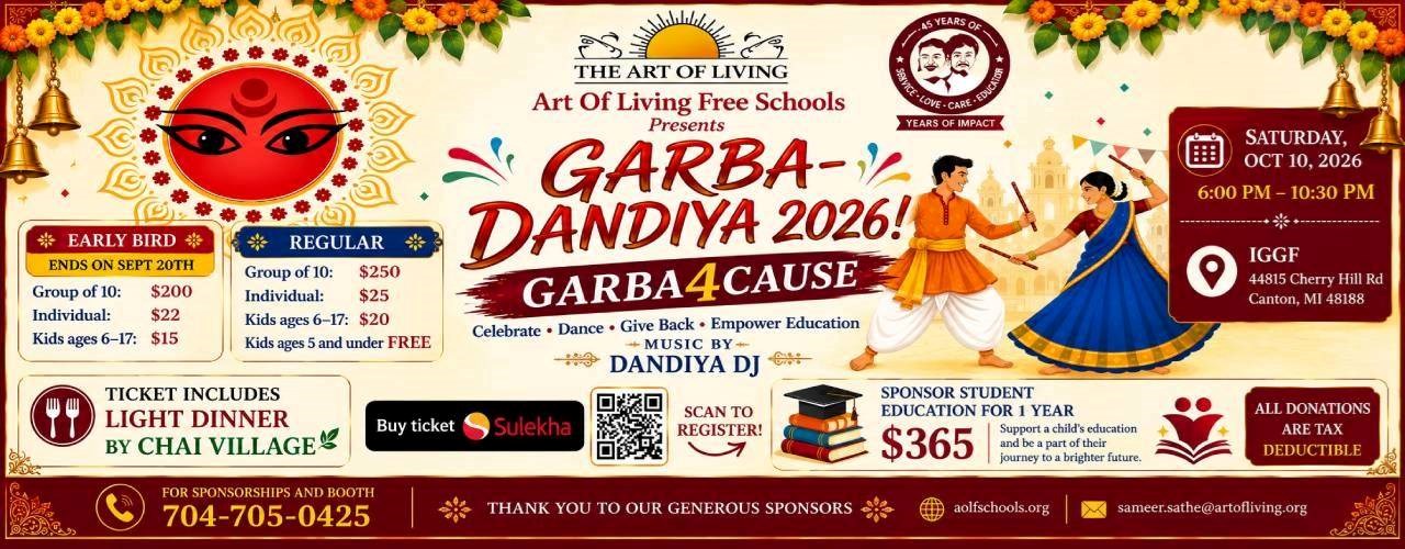 Garba Dandiya 2026 Garba 4 Cause