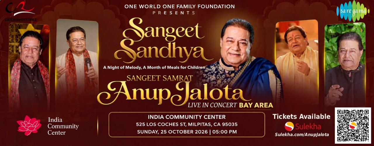 Anup Jalota Live in Concert Bay Area - Sangeet Sandhya 2026