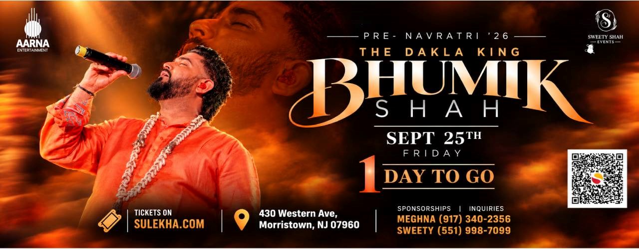 Bhumik Shah The Biggest Garba Celebration in New jersey.
