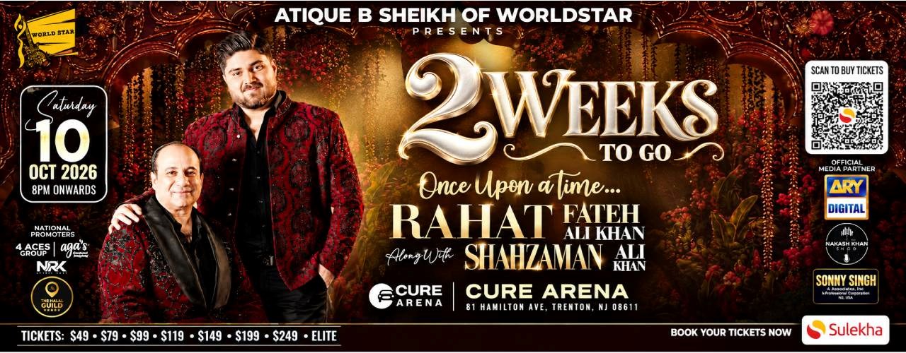 Once Upon a Time with Rahat Fateh Ali Khan & Shahzaman Ali Khan In Trenton