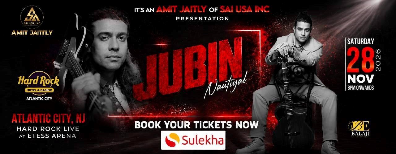 Jubin Nautiyal Live Concert 2026 in New Jersey