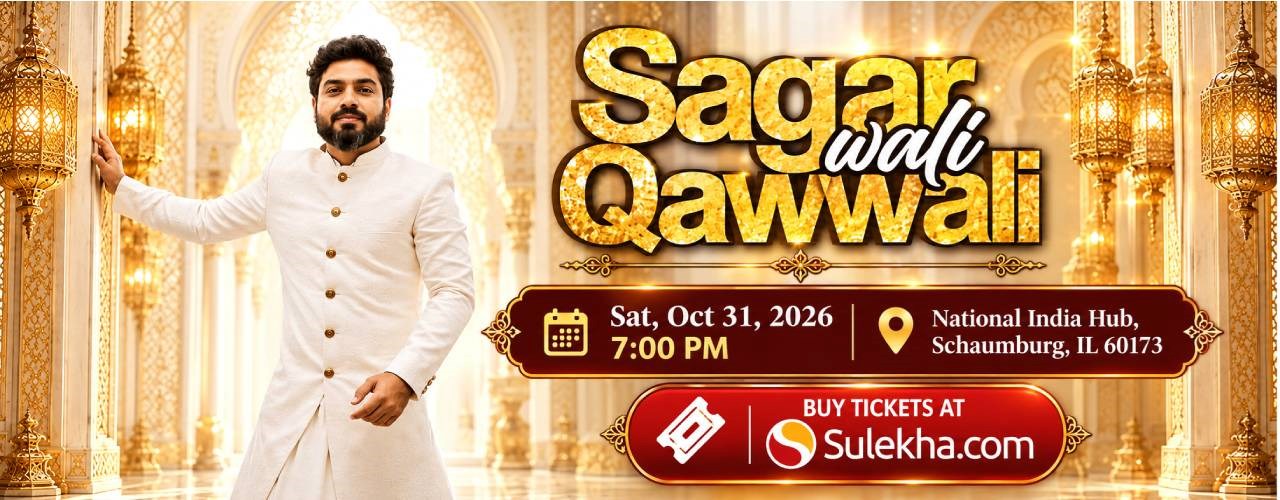 Sagar Wali Qawwali - Sagar Bhatia Live Concert 2026 in Chicago