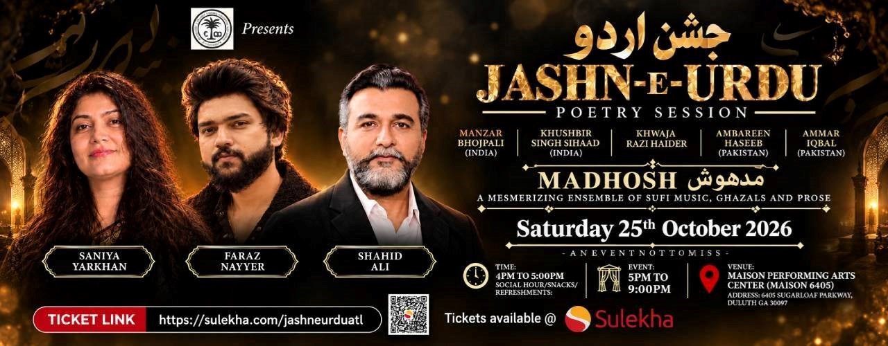 Jashn-e-Urdu — An Evening of Poetry, Prose and Music