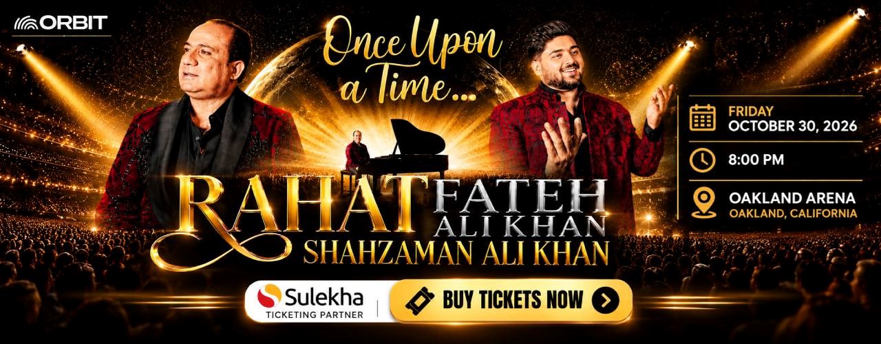 Once Upon a Time with Rahat Fateh Ali Khan & Shahzaman Ali Khan In Oakland