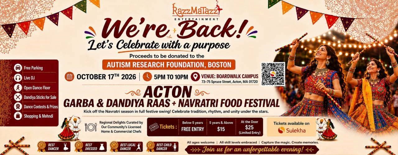 Garba & Dandiya Raas + Navratri Food Festival