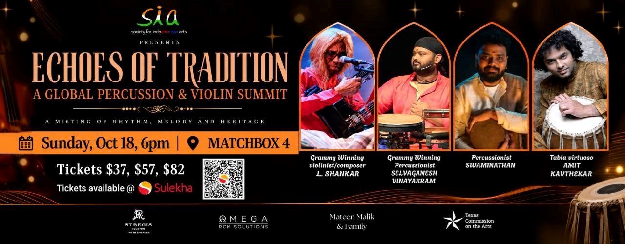 Echoes of Tradition A Global percussion & Violin Summit