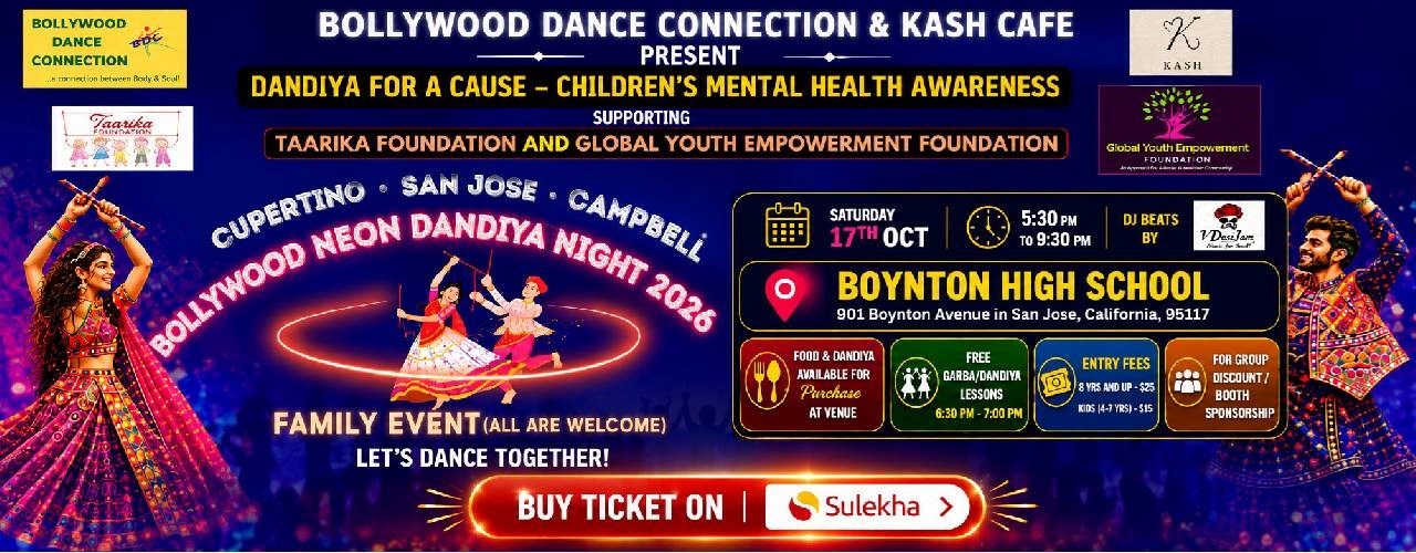 Cupertino/ SanJose/ Campbell BOLLYWOOD NEON Dandiya Night 2026