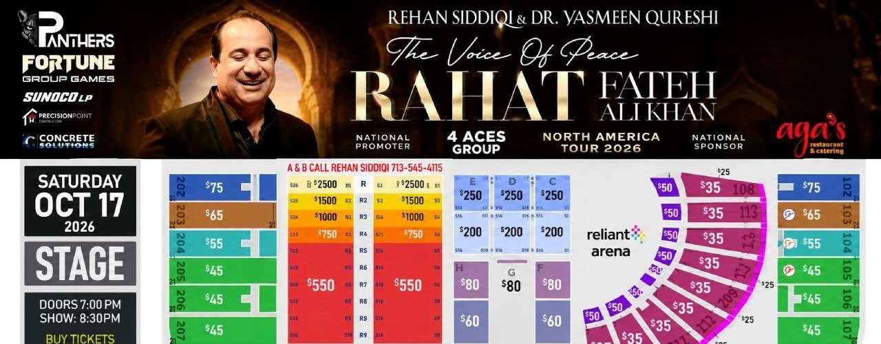 Rahat Fateh Ali Khan – The Voice of Peace | Houston