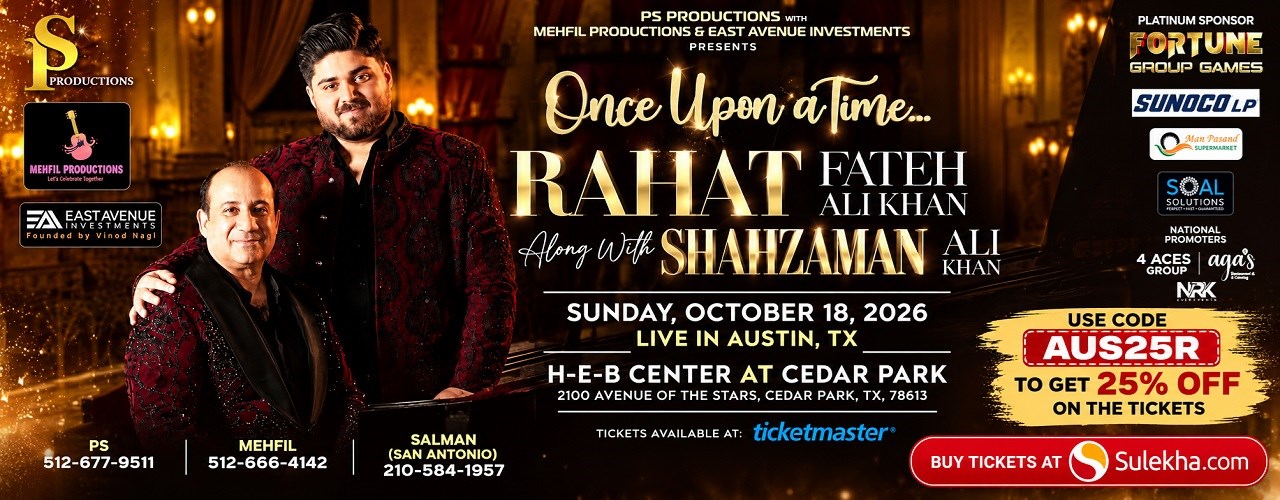 Rahat Fateh Ali Khan Live In Concert - Austin