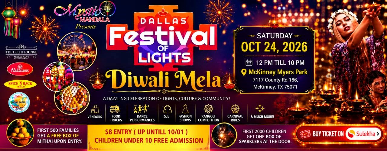 Dallas Festival of Lights – Diwali Mela 2026