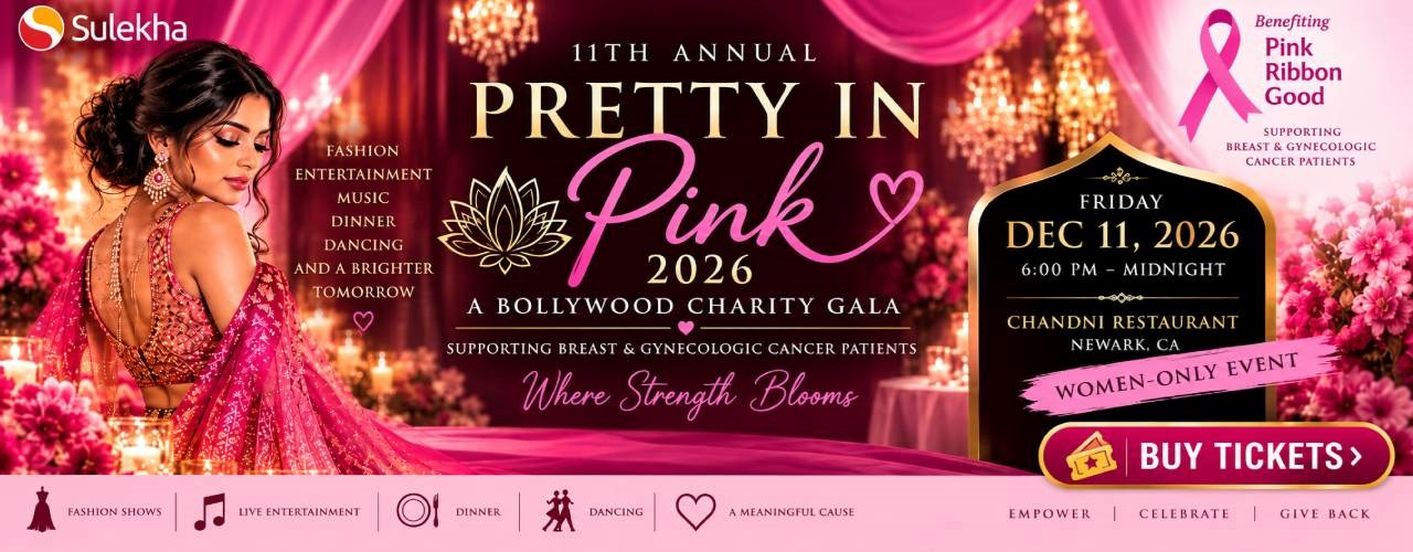Pretty In Pink 2026: Women-Only Bollywood Charity Gala | Fashion, Music & Entertainment Supporting Breast & Gynecologic Cancer Patients