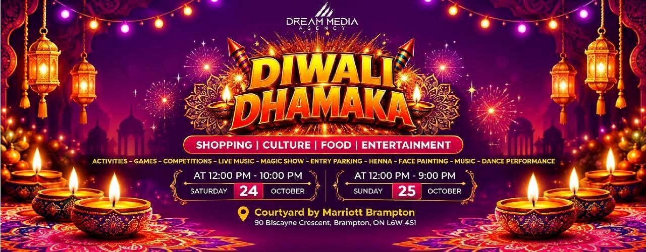 Diwali Dhamaka Season 5 is coming to Brampton!
