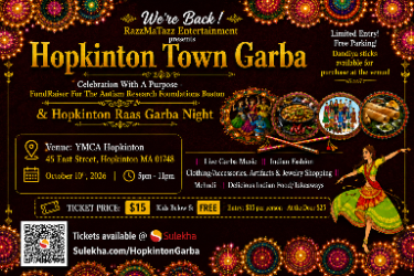 Hopkinton Raas Garba Night in Boston