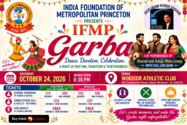 IFMP Garba Dance Devotion Celebration in New jersey in Princeton Junction, NJ