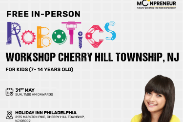 In-person Free Robotics Workshop For Kids at Cherry Hill Township, NJ (7-14yrs) in , NJ