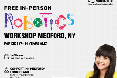 In-person Free Robotics Workshop For Kids at Medford, NY (7-14yrs)  in Medford, NY