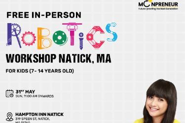 In-person Free Robotics Workshop For Kids at Natick, MA (7-14yrs) in Natick, MA