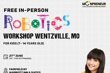 In-person Free Robotics Workshop For Kids at Wentzville, MO (7-14yrs) in Wentzville, MO
