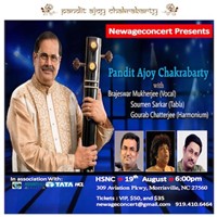 Indian Classical Music by Pandit Ajoy Chakrabarty in Morrisville, NC