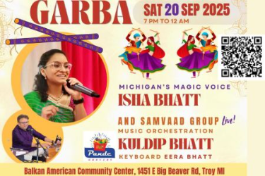 ISSO Mandir Dandiya & Garba Night in Michigan, Troy, MI