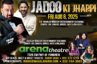 Jadoo Ki Jhappi with Sanjay Dutt & Arshad Warsi Houston 2025