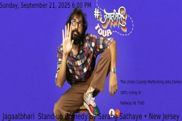 Jagaatbhari Stand-up Comedy by Sarang Sathaye • New Jersey 