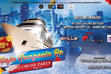 Jai Ho- Bollywood Cruise Party: New York in New York, NY