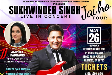 Jai ho!! Sukhwinder Singh Live in Concert 2019 - LOS ANGELES in Cerritos, CA