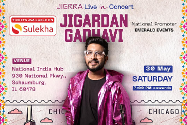 Jigrra Live in Concert - Jigardan Gadhavi Chicago in Schaumburg, IL