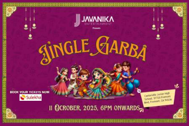 Jingle Garba "For the kids by the kids" in Fremont, CA