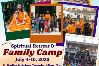 JKYog Family Camp with Swami Mukundananda in Allen, TX