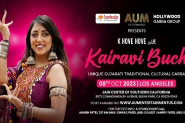 K HOVE HOVE WITH KAIRAVI BUCH IN JAIN CENTER OF SOUTHERN CALIFORNIA in Buena Park, CA