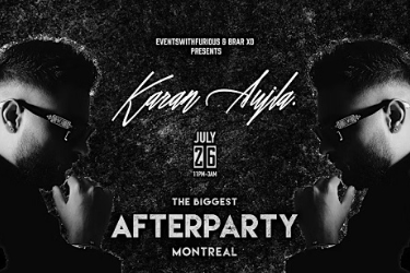 KARAN AUJLA - MONTREAL'S BIGGEST AFTERPARTY in Montreal, QC