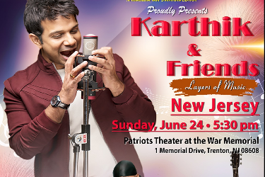 Karthik & Friends Live In New Jersey in Trenton, NJ