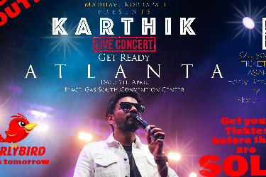 Karthik's Live Concert in Duluth, GA