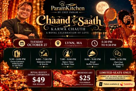 Karwachauth (A royal celebration of love by ParamKitchen) in , MA