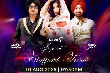 Kaur B • Amar Sandhu • Bunny Johal – Live in Texas for One Epic Night! in , TX