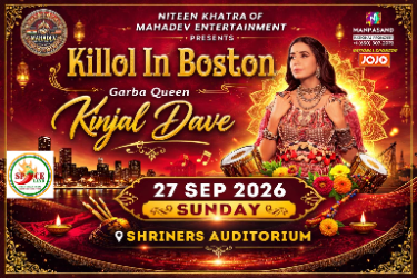 Kinjal Dave Live Killol in Boston - Biggest Garba Night 2026 in Wilmington, MA
