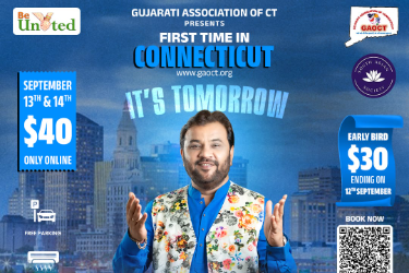 Kirtidan Gadhvi First Time In Connecticut in Hamden, CT