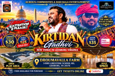 Kirtidan Gadhvi (The King of Raas Garba) 2026 - DMV Navratri in Leesburg, VA