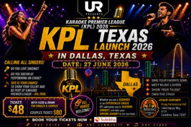 KPL Texas Launch 2026 – Karaoke Premier League Dallas in Carrollton, TX
