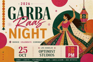 LA Garba Raas Night 2026 in Los Angeles, CA