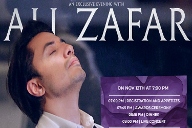 Black-Tie Gala and Live Performance by Ali Zafar in Palo Alto, CA
