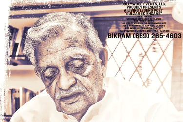Legendary Poet Gulzar Live in Concert, Bay Area in San Jose, CA
