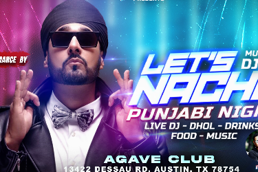 LET'S NACHO PUNJABI NIGHT | Special Live Performance by MANJ MUSIK RDB in Austin, TX