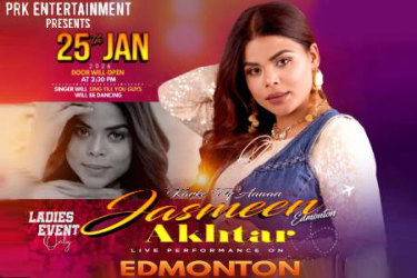 Live Performance by Jasmeen Akhtar in Edmonton, AB